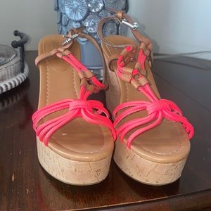 Coach wedge sandals